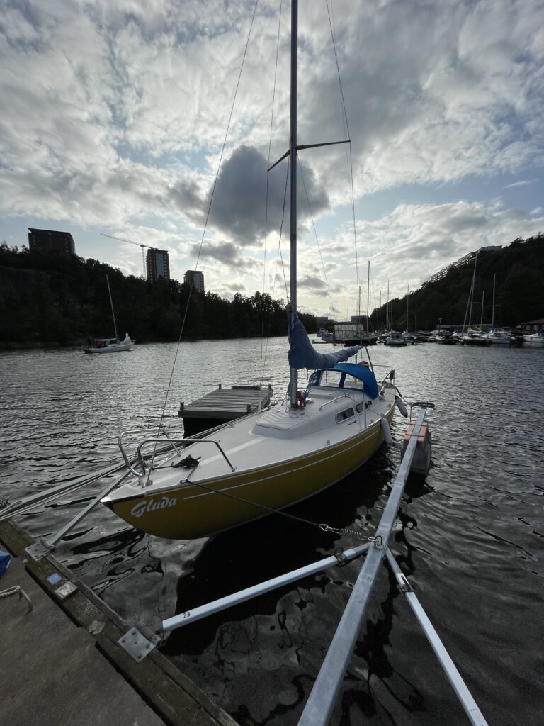 small sailing boat